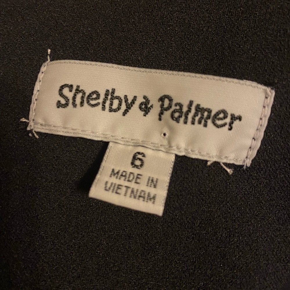 Shelby & Palmer Navy Pearl Necklace Sleeveless Dress - Picture 4 of 5